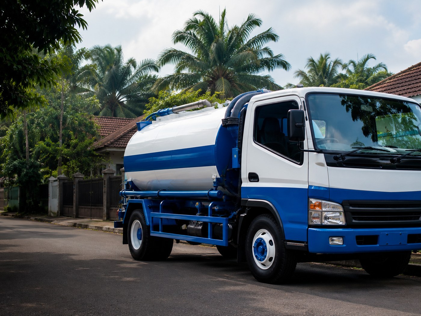 Layanan pengangkutan air limbah domestik untuk dapur usaha dan SPPG