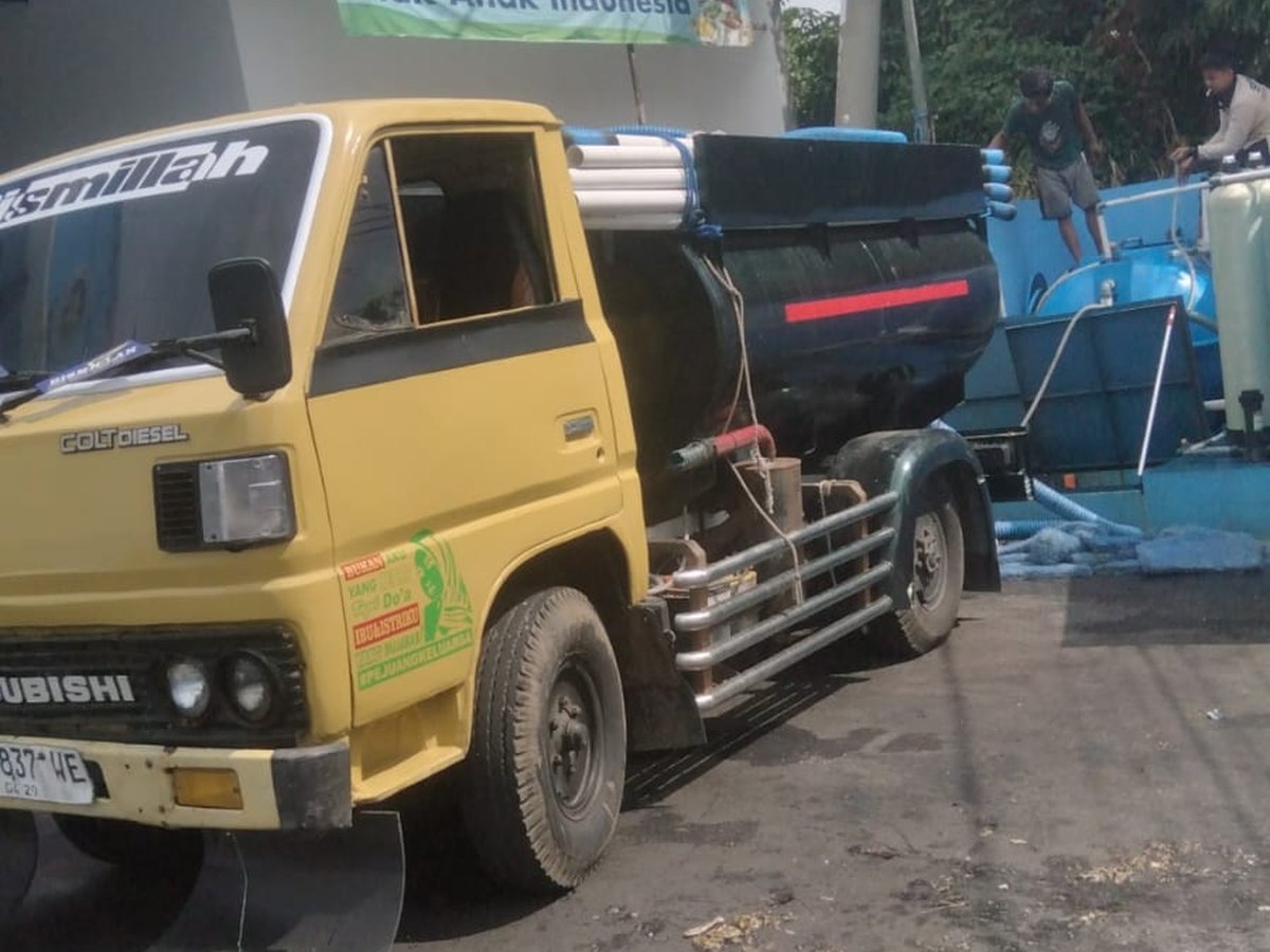 Armada di lokasi bak limbah dapur MBG dan SPPG